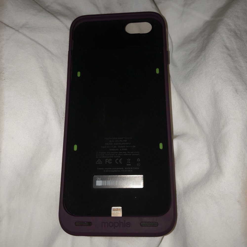 mophie charging phone case!! iphone 6/6s
